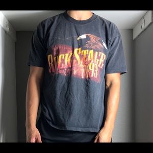 Vintage rock stage 1993 motorcycle shirt
